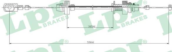 LPR C0161A - Cablu acceleratie - allinparts.ro