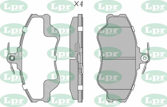 LPR-CN 05P920 - Set placute frana,frana disc - allinparts.ro