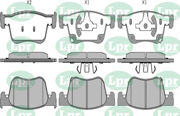 LPR-CN 05P5083 - Set placute frana,frana disc allinparts.ro