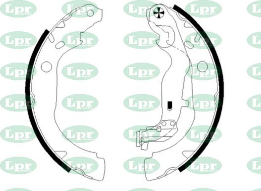 LPR-CN 01131 - Set saboti frana - allinparts.ro