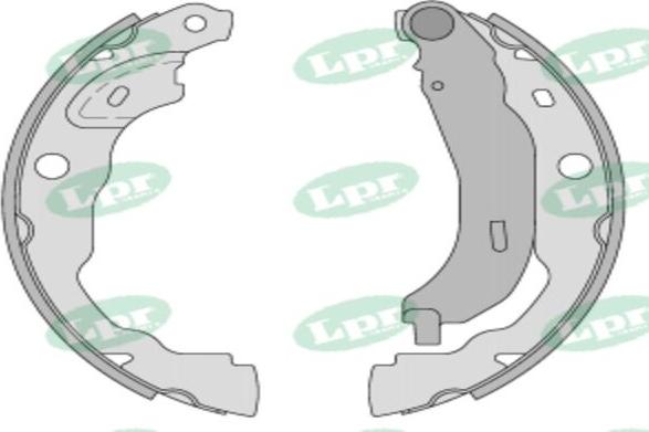 LPR-CN 01216 - Set saboti frana - allinparts.ro