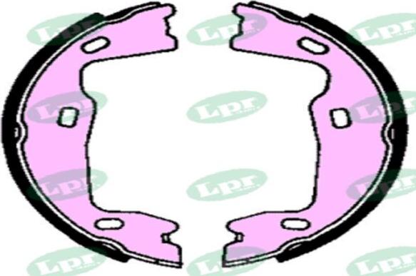 LPR-CN 02570 - Set saboti frana - allinparts.ro