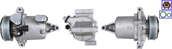 LUCAS ACP01158 - Compresor, climatizare allinparts.ro