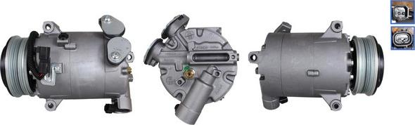 LUCAS ACP01238 - Compresor, climatizare - allinparts.ro