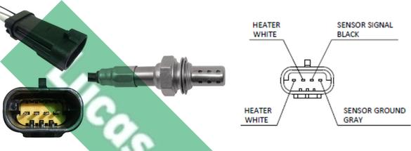 LUCAS LEB466 - Sonda Lambda allinparts.ro