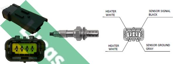 LUCAS LEB5459 - Sonda Lambda allinparts.ro