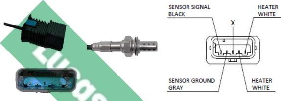 LUCAS LEB5458 - Sonda Lambda - allinparts.ro