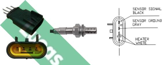 LUCAS LEB5417 - Sonda Lambda allinparts.ro