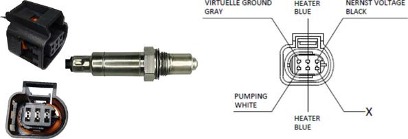 LUCAS LEB5554 - Sonda Lambda - allinparts.ro