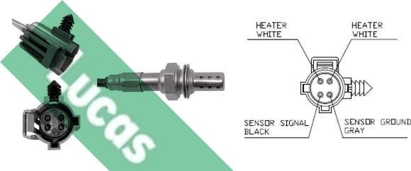 LUCAS LEB5125 - Sonda Lambda - allinparts.ro