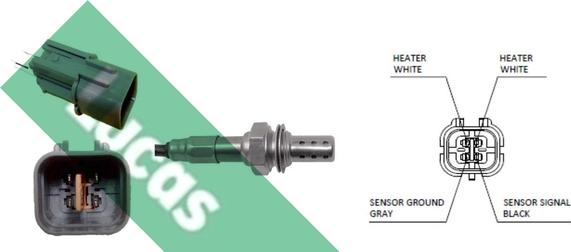 LUCAS LEB5393 - Sonda Lambda allinparts.ro