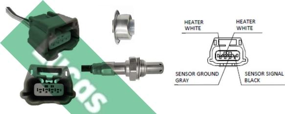 LUCAS LEB5384 - Sonda Lambda allinparts.ro
