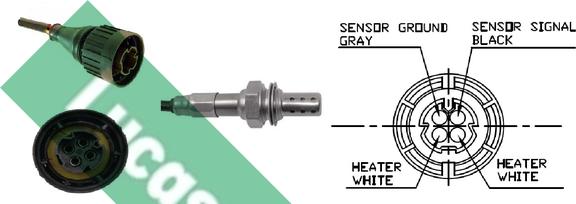 LUCAS LEB871 - Sonda Lambda - allinparts.ro