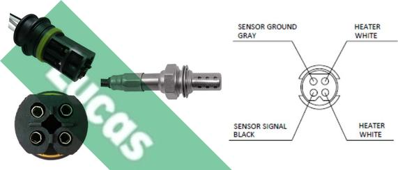 LUCAS LEB704 - Sonda Lambda - allinparts.ro