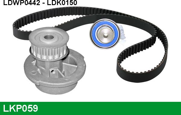 LUCAS LKP059 - Set pompa apa + curea dintata allinparts.ro
