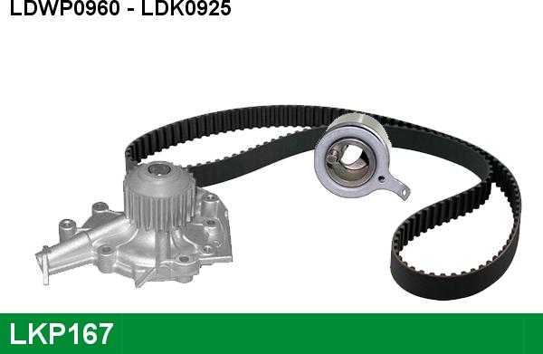 LUCAS LKP167 - Set pompa apa + curea dintata allinparts.ro