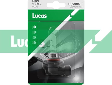 LUCAS LLB9005P - Bec, far faza lunga - allinparts.ro