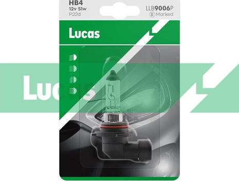 LUCAS LLB9006P - Bec, far faza lunga - allinparts.ro