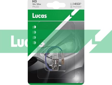 LUCAS LLB453P - Bec, far faza lunga allinparts.ro