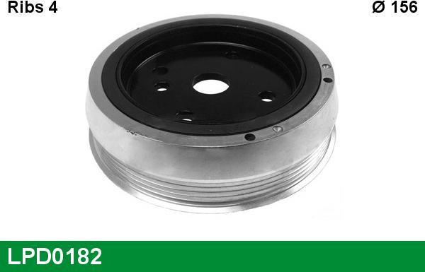 LUCAS LPD0182 - Fulie curea, arbore cotit - allinparts.ro
