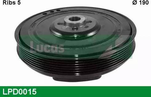 Lucas Engine Drive LPD0015 - Fulie curea, arbore cotit allinparts.ro