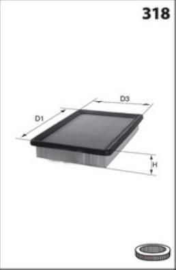 Lucas Filters LFAF660 - Filtru aer - allinparts.ro