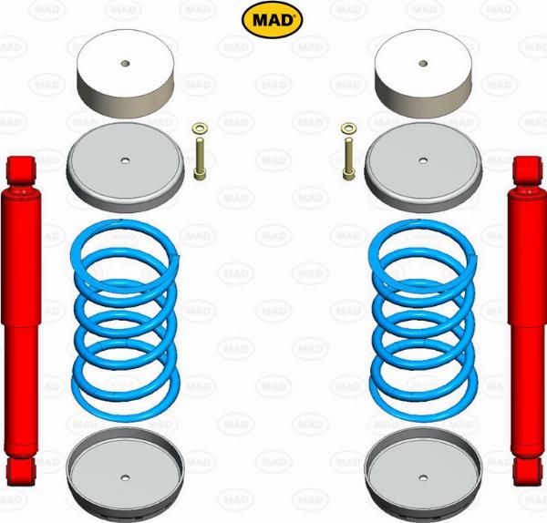 MAD SD-068300 - Set suspensie, arcuri elicoidale - allinparts.ro