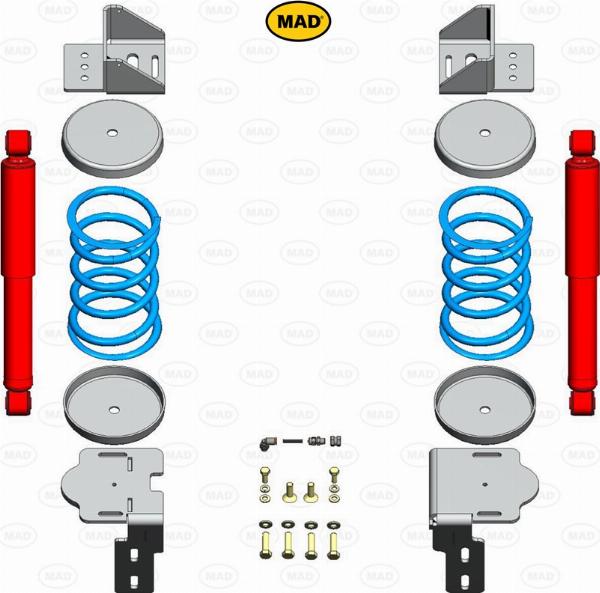MAD SD-068280 - Set suspensie, arcuri elicoidale allinparts.ro
