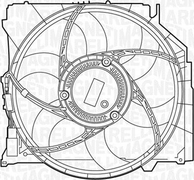 Magneti Marelli 069422368010 - Ventilator, radiator - allinparts.ro