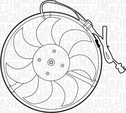 Magneti Marelli 069422274010 - Ventilator, radiator - allinparts.ro