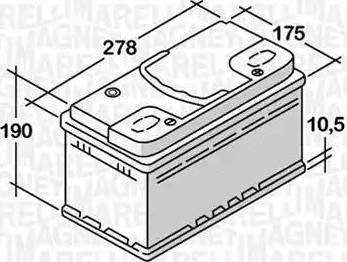 Magneti Marelli 068074068010 - Baterie de pornire - allinparts.ro