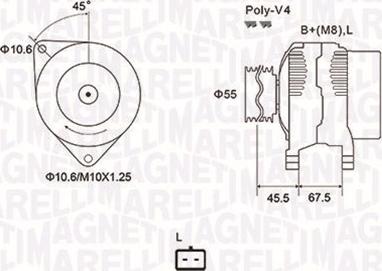 Magneti Marelli 063731963010 - Generator / Alternator - allinparts.ro