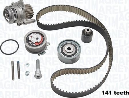 Magneti Marelli 341405860001 - Set pompa apa + curea dintata allinparts.ro