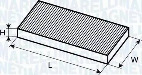 Magneti Marelli 350203061720 - Filtru, aer habitaclu - allinparts.ro