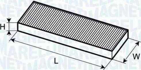 Magneti Marelli 350203061320 - Filtru, aer habitaclu allinparts.ro