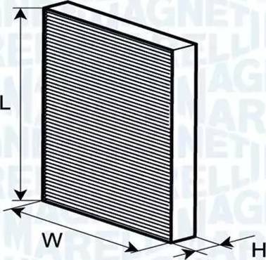 Magneti Marelli 350203063980 - Filtru, aer habitaclu - allinparts.ro