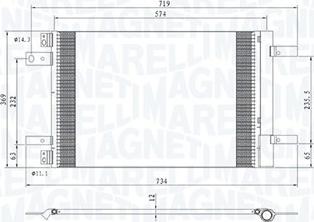 Magneti Marelli 350203766000 - Condensator, climatizare allinparts.ro