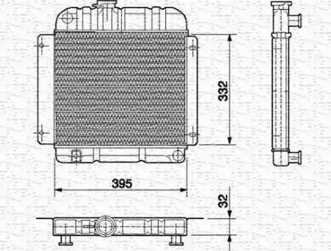 Magneti Marelli 350213417000 - Radiator, racire motor - allinparts.ro