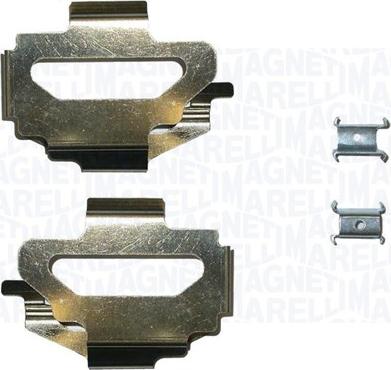 Magneti Marelli 363915110067 - Set accesorii, placute frana - allinparts.ro