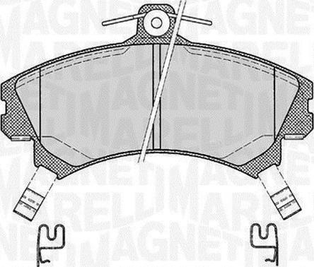 Magneti Marelli 363916060521 - Set placute frana,frana disc - allinparts.ro