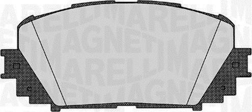 Magneti Marelli 363916060627 - Set placute frana,frana disc allinparts.ro