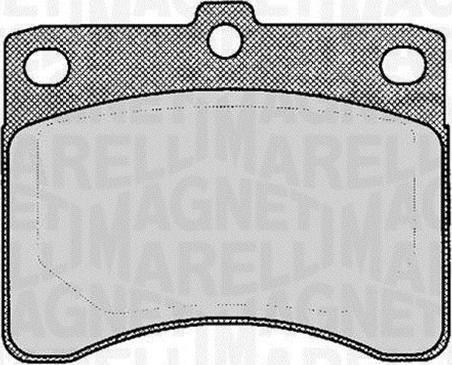 Magneti Marelli 363916060815 - Set placute frana,frana disc - allinparts.ro