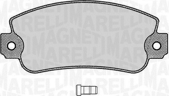 Magneti Marelli 363916060212 - Set placute frana,frana disc - allinparts.ro