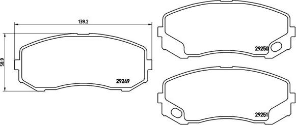 Magneti Marelli 363700454043 - Set placute frana,frana disc - allinparts.ro