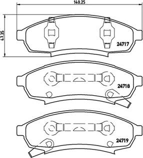 Magneti Marelli 363700407003 - Set placute frana,frana disc - allinparts.ro