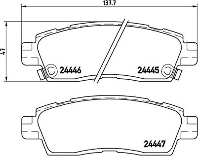 Magneti Marelli 363700410010 - Set placute frana,frana disc - allinparts.ro