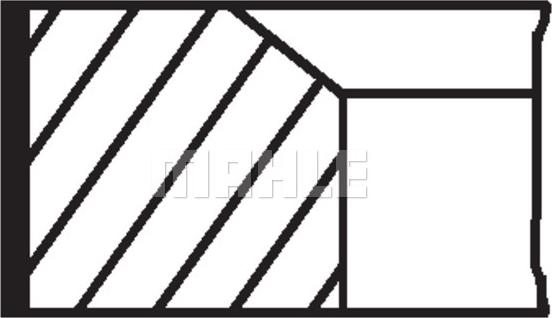 MAHLE 681 RS 00106 0N1 - Set segmenti piston allinparts.ro