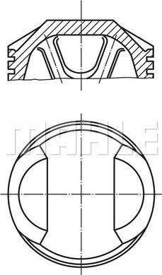 MAHLE 0075604 - Piston - allinparts.ro