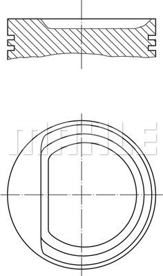 MAHLE 010 29 00 - Piston - allinparts.ro