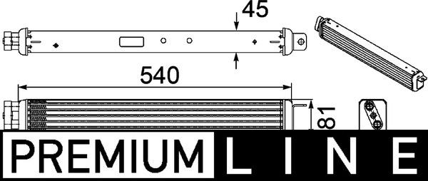 MAHLE CLC 75 000P - Radiator ulei, ulei motor - allinparts.ro